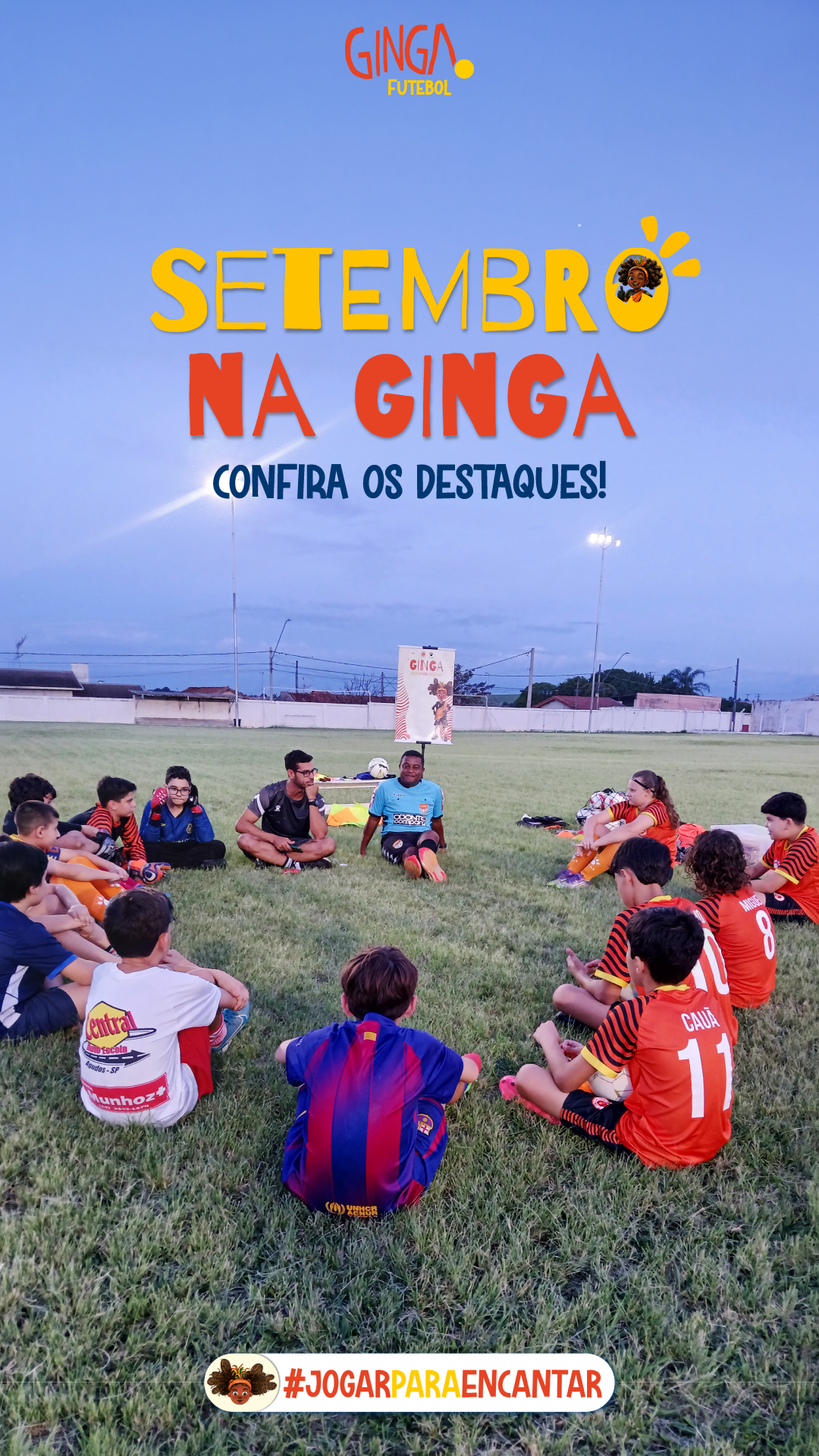 Na GINGA, setembro é o Mês do Árbitro e da Árbitra, e preparamos aulas especiais para que nossos gingadores e gingadoras pudessem conhecer um pouco mais sobre essa função tão importante no futebol!